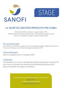 LOCANDINA STAGE - SANOFI